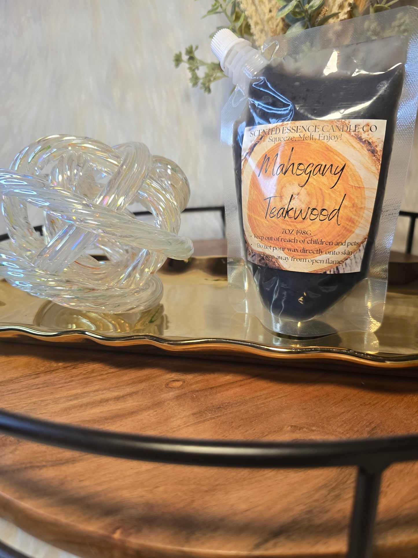 Mahogany Teakwood Squeezable Wax