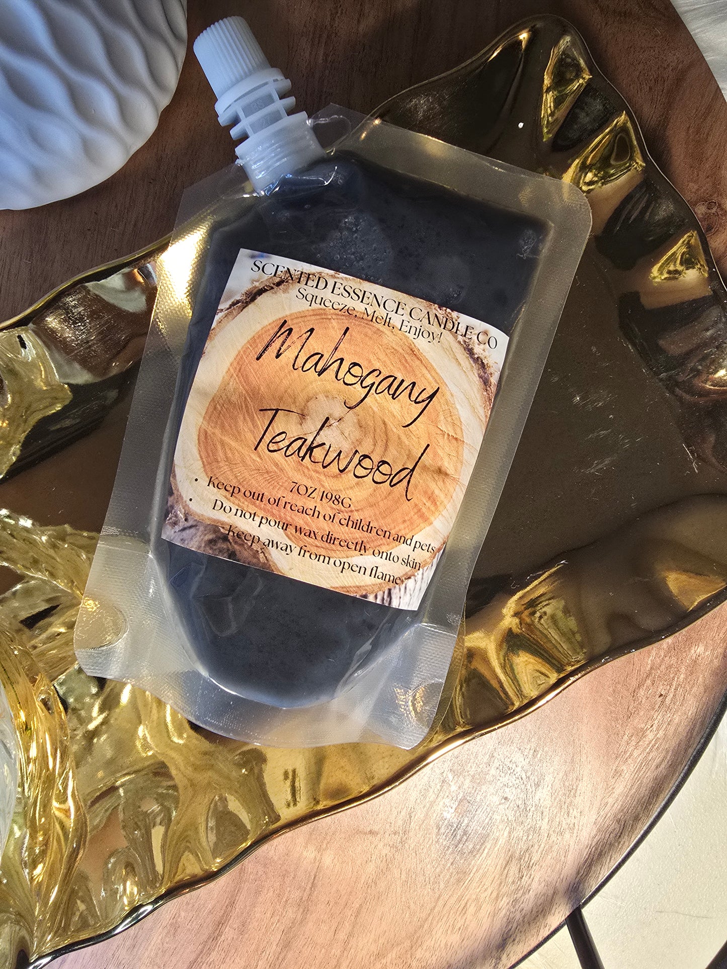 Mahogany Teakwood Squeezable Wax