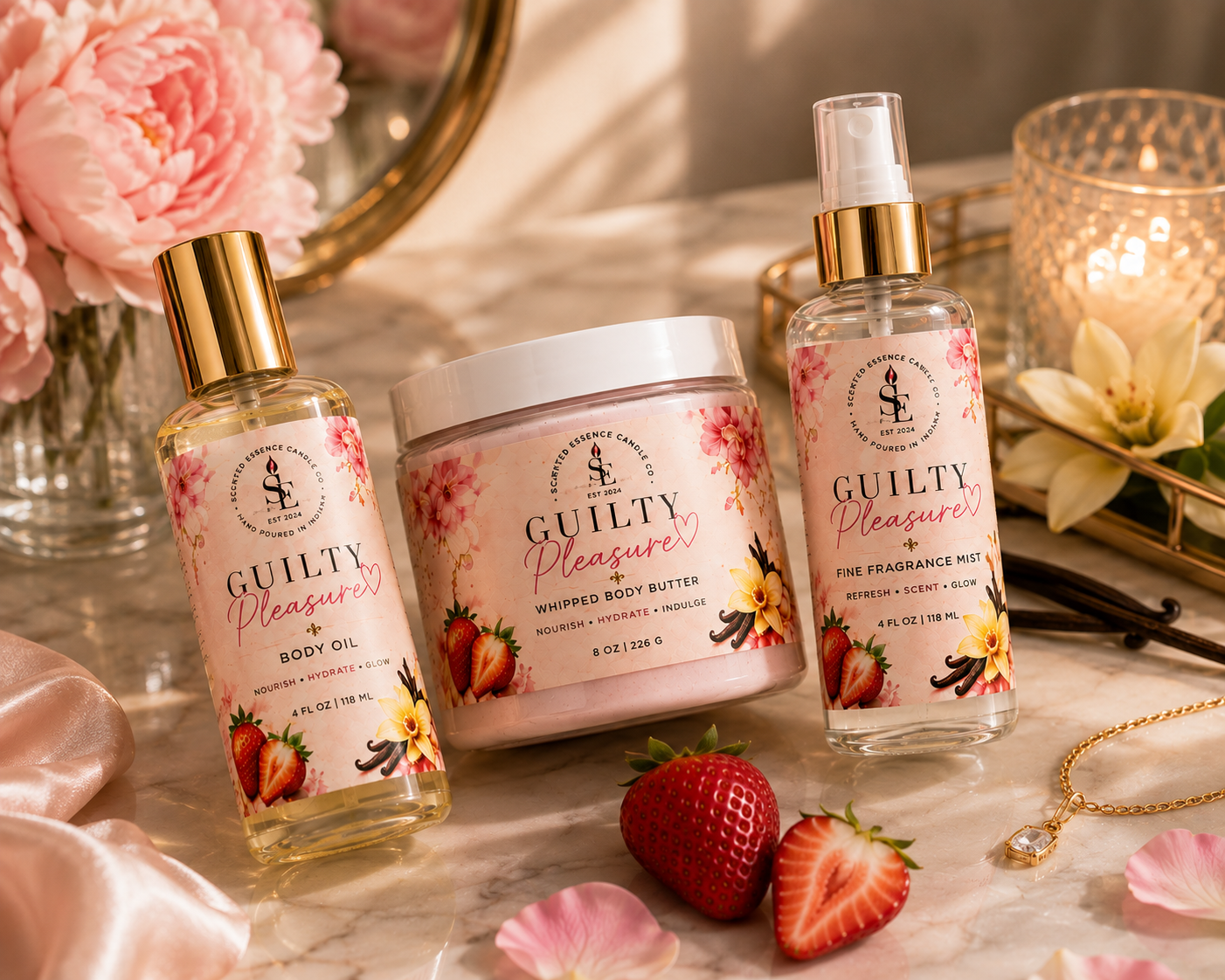 Guilty Pleasure Luxury Body Care & Fragrance Bundle
