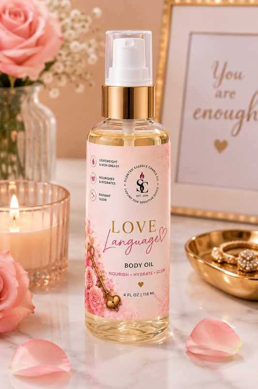 Love Language Luxury Body Oil | Scented Essence - Scented Essence  